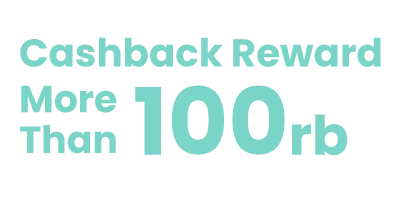 Cashback Reward Up To 100,000* text