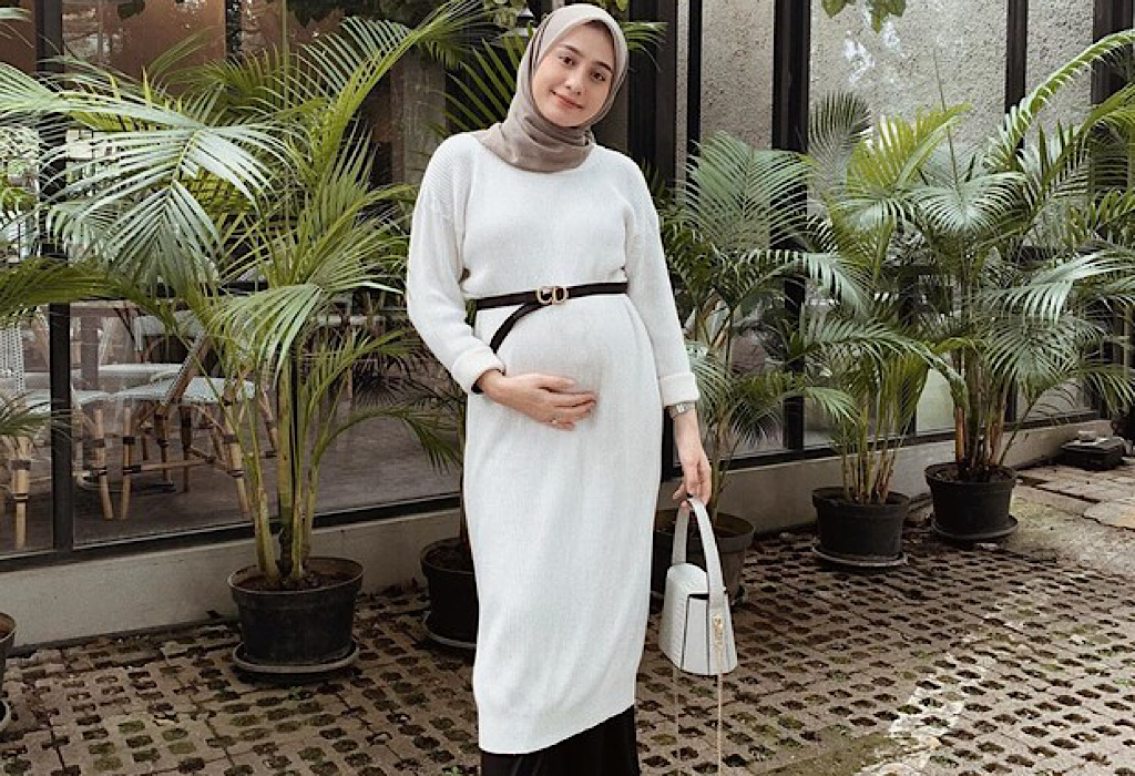 model baju hamil trendy berhijab