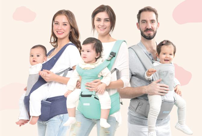 Cara Tepat Menggendong Bayi Sesuai Usia dengan Hipseat Carrier