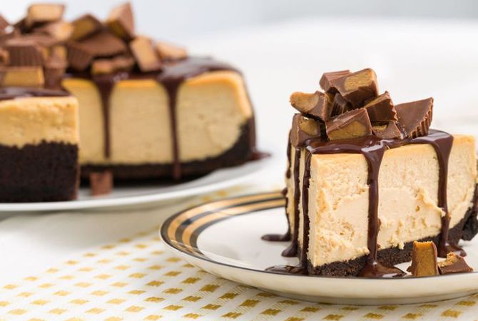 No-Bake Chocolate Peanut Butter Cheesecake