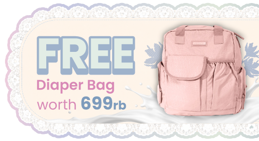 [PRE ORDER] MOOIMOM M3 Pro 2 Pcs dan 2Ways Pink label