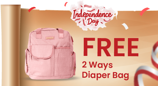 MOOIMOM Special Bundling - Airyknit Baby carrier & 2ways diaper bag label