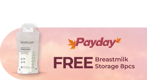 Momcozy S9 Pro 2pcs Wearable Breast Pump (Pink) label