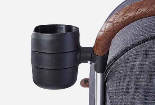 ABC Design Cup Holder - Black - Aksesoris Kereta Dorong Bayi description image