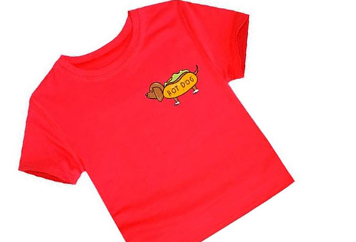 Little Fresco Kaos Anak Hotdog description image