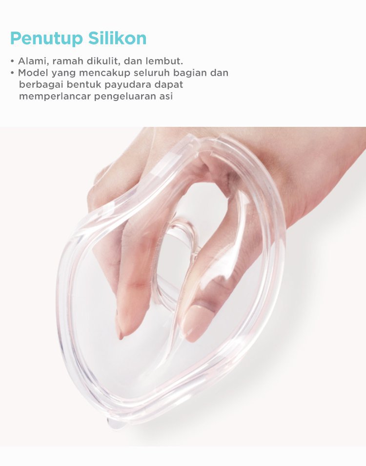 MOOIMOM Breastfeeding Duo A: Wireless Electric Breast Pump & Silicone Breast Pump - Pompa ASI Elektrik Wireless M2 description image