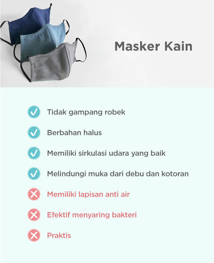 MOOIMOM Disposable Face Mask Adult 3 Mask - Masker 3ply Sekali Pakai description image