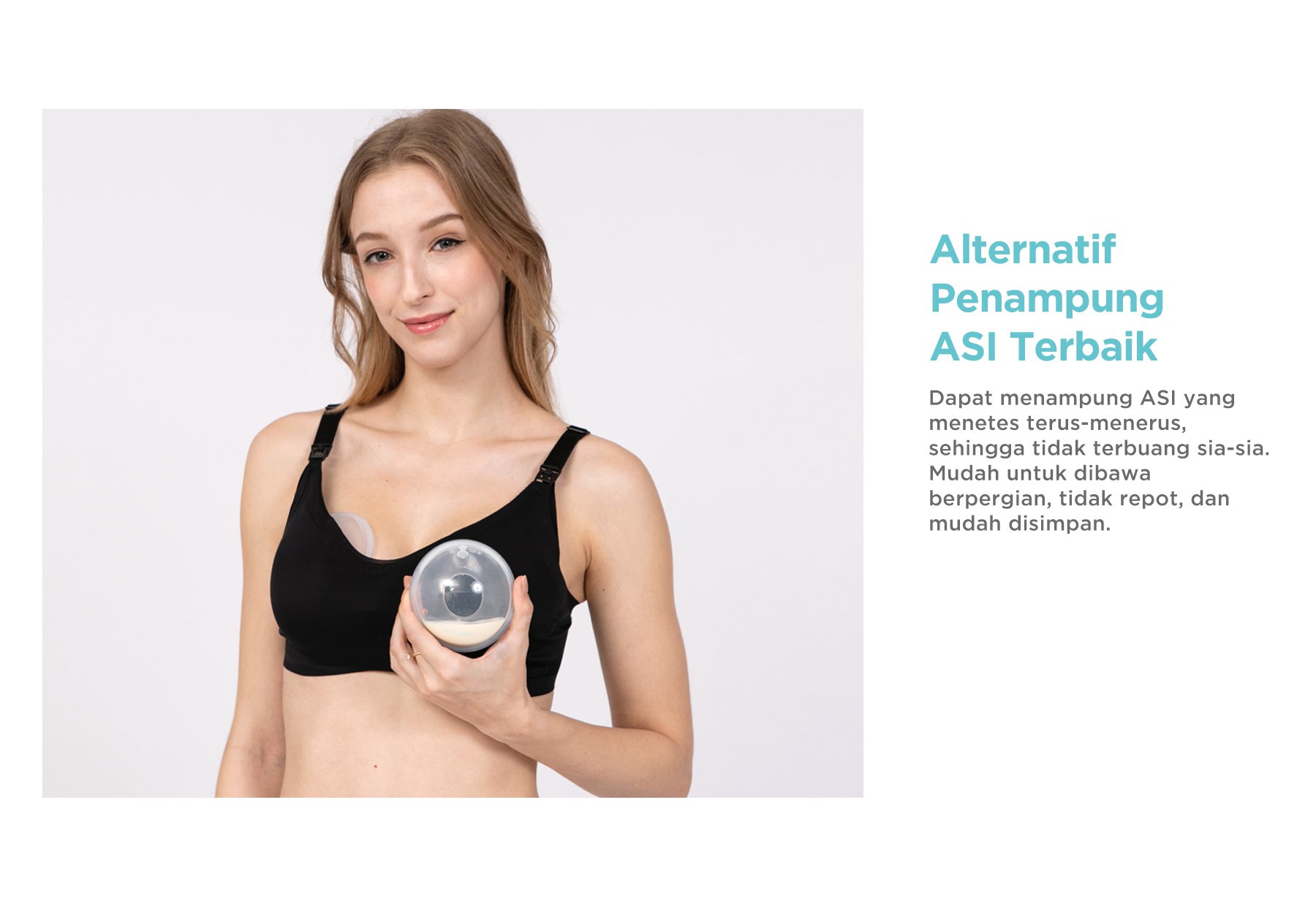 MOOIMOM New Breastmilk Collection Shell - Penampung ASI Alternatif description image