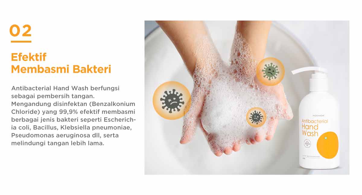 Oh My Orange Antibacterial Hand Wash - Sabun Cuci Tangan description image