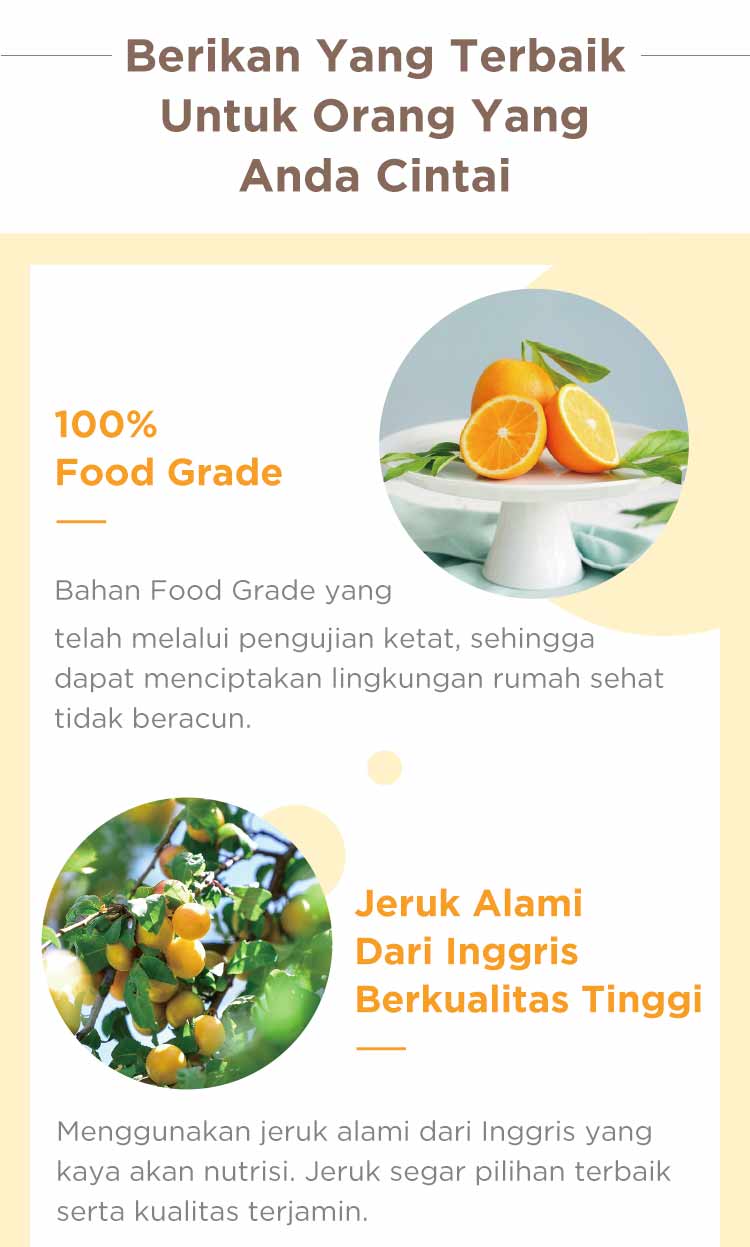 Oh My Orange Antibacterial Hand Wash - Sabun Cuci Tangan description image