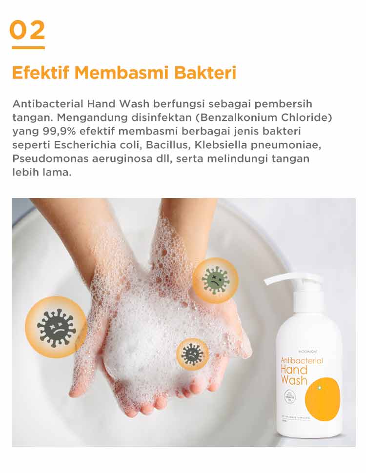 Oh My Orange Antibacterial Hand Wash - Sabun Cuci Tangan description image