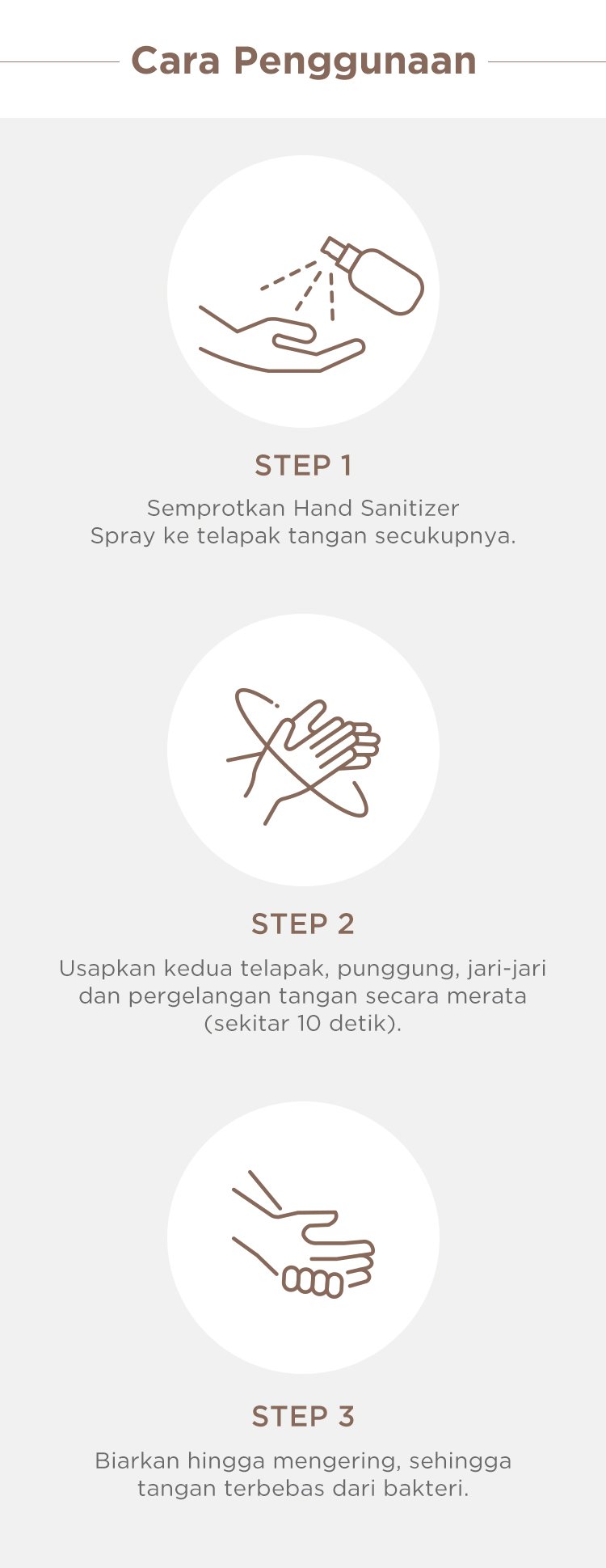 Oh My Orange Antibacterial Spray - Pembersih Tangan Anak description image