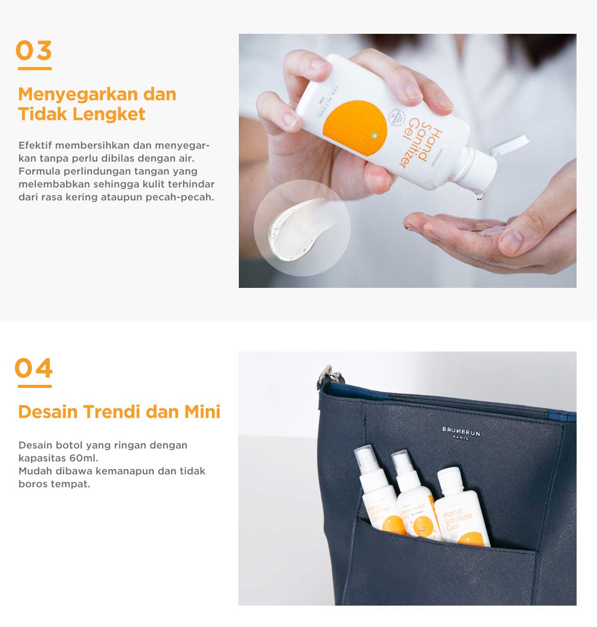 Oh My Orange Hand Sanitizer Gel - Pembersih Tangan Antibakteri description image