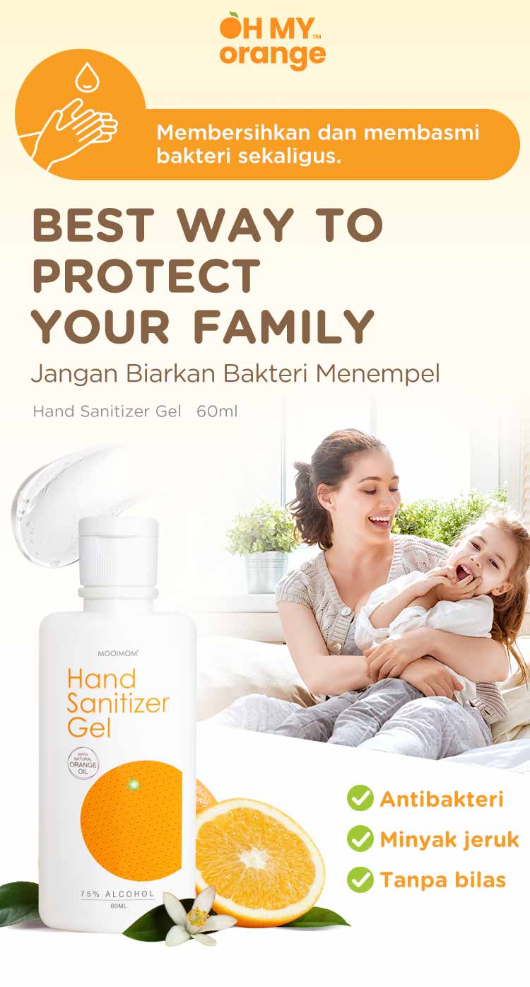 Oh My Orange Hand Sanitizer Gel - Pembersih Tangan Antibakteri description image