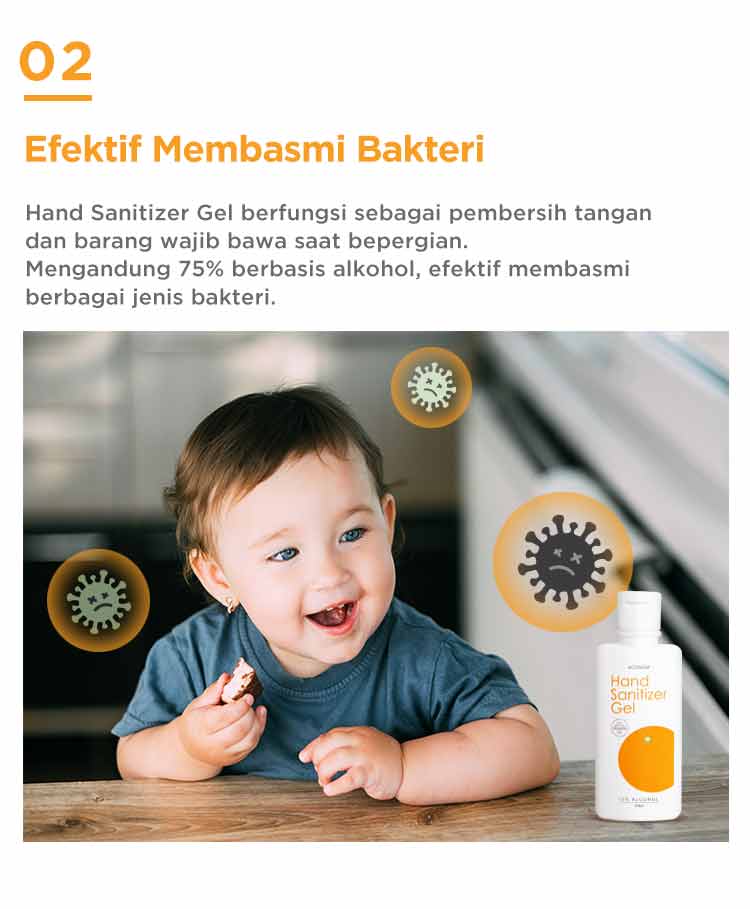 Oh My Orange Hand Sanitizer Gel - Pembersih Tangan Antibakteri description image