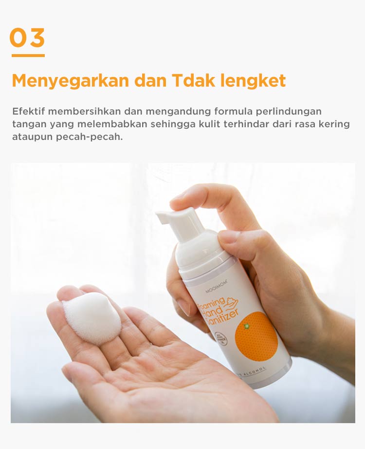 Oh My Orange Foaming Hand Sanitizer - Busa Pembersih Tangan description image