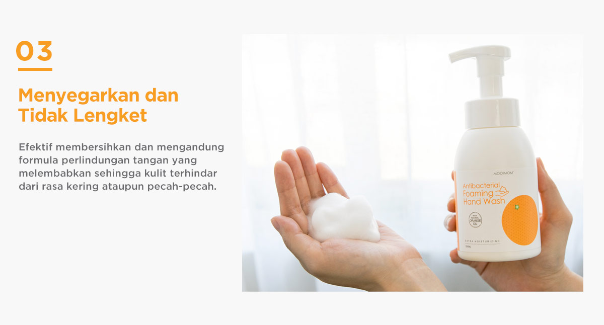 Oh My Orange Antibacterial Foaming Hand Wash - Sabun Pembersih Tangan Busa description image