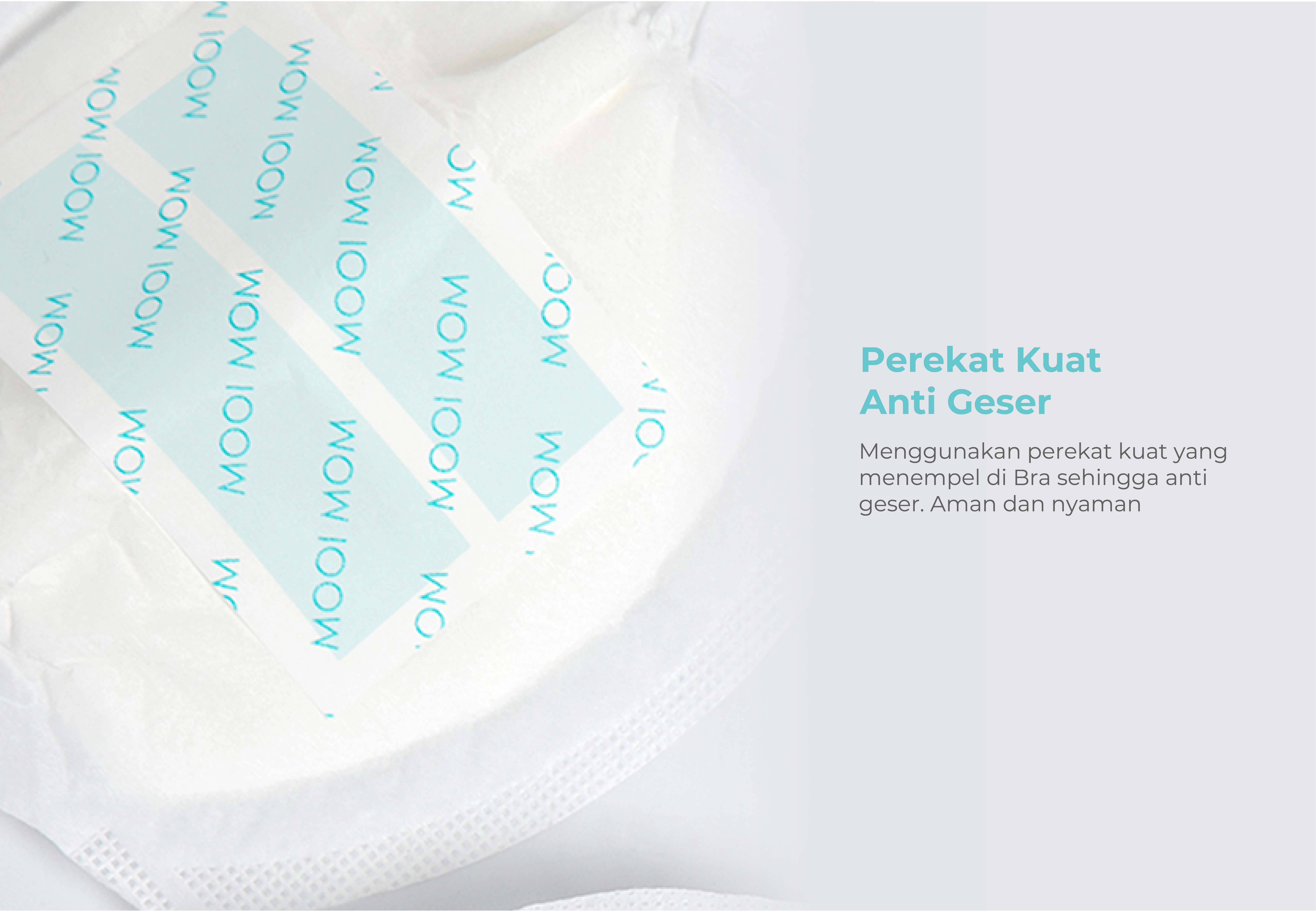 MOOIMOM Disposable Breast Pads (30pcs) - Penyerap ASI Sekali Pakai description image