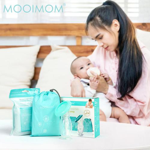 MOOIMOM Silicone Breast Pump Premium Pack - Penampung ASI