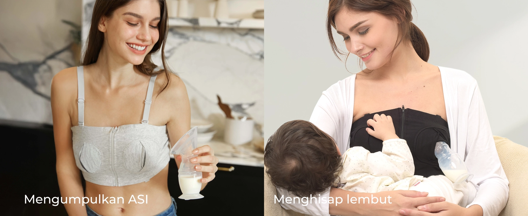 MOOIMOM Silicone Breast Pump - Pompa ASI MOOIMOM description image