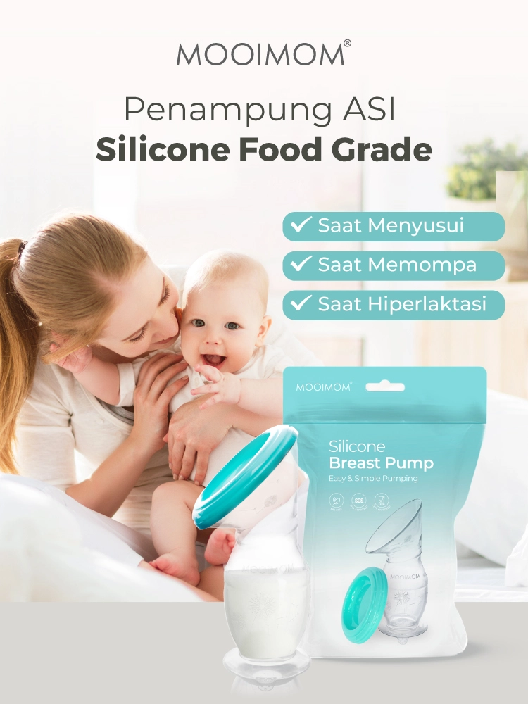 MOOIMOM Silicone Breast Pump - Pompa ASI MOOIMOM description image