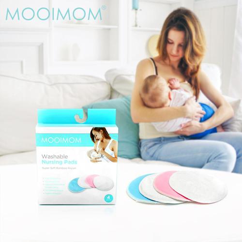 MOOIMOM Washable Nursing Pads (2 Pairs) - Penyerap ASI image