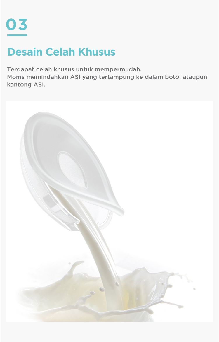 MOOIMOM Milk Collection Shell - Penampung ASI Alternatif description image