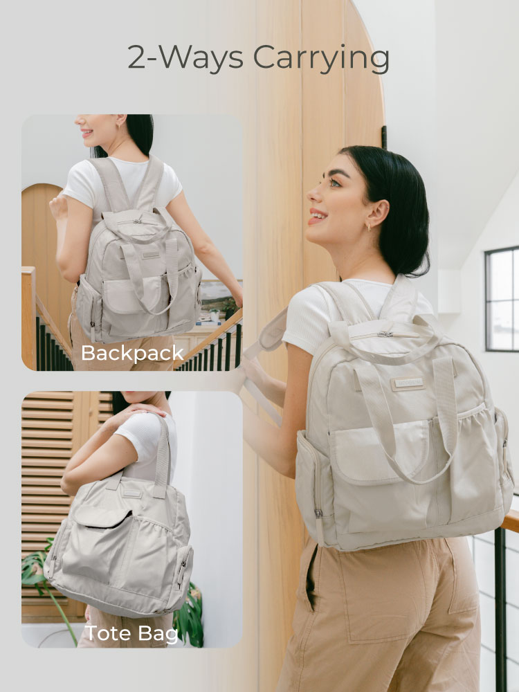 MOOIMOM 2-Ways Diaper Bag - Tas Perlengkapan Bayi description image