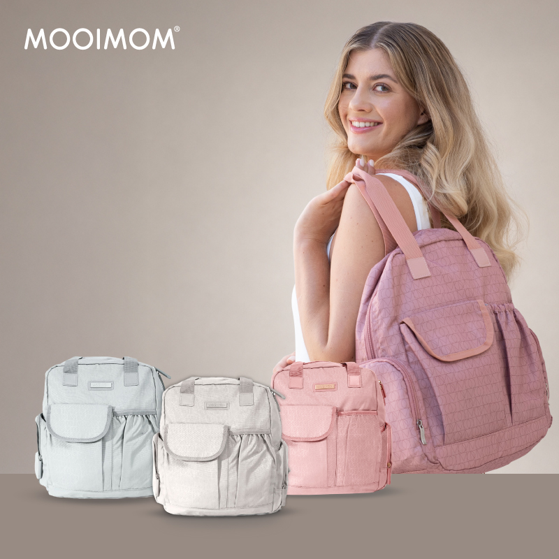 MOOIMOM 2-Ways Diaper Bag - Tas Perlengkapan Bayi