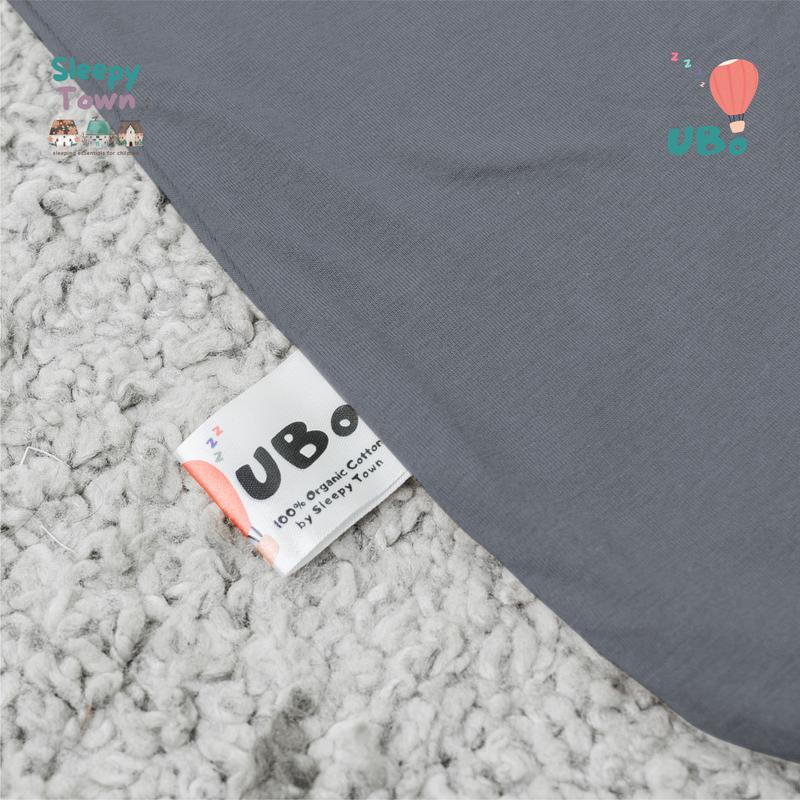 Sleepytown Kantong Tidur Bayi Tebal dan Lembut - UBo Sleep Sack (100% Cotton) Bamboo Series dan Bambo Pattern Series Var. Grey Charcoal - Foto 3