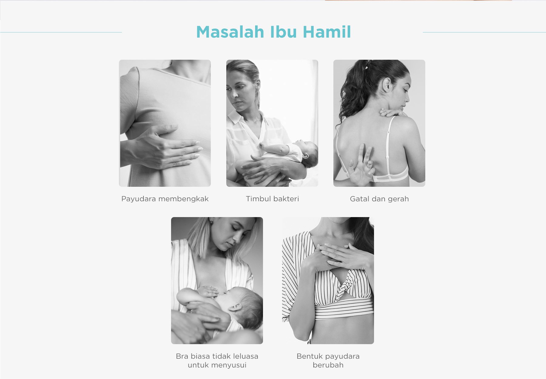 MOOIMOM Crossover Maternity & Nursing Bra - Bra Hamil & Menyusui description image