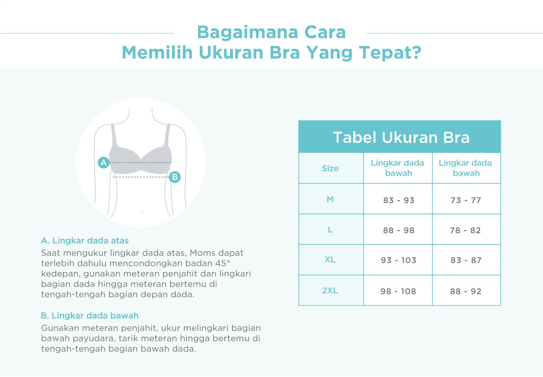 MOOIMOM Crossover Maternity & Nursing Bra - Bra Hamil & Menyusui description image