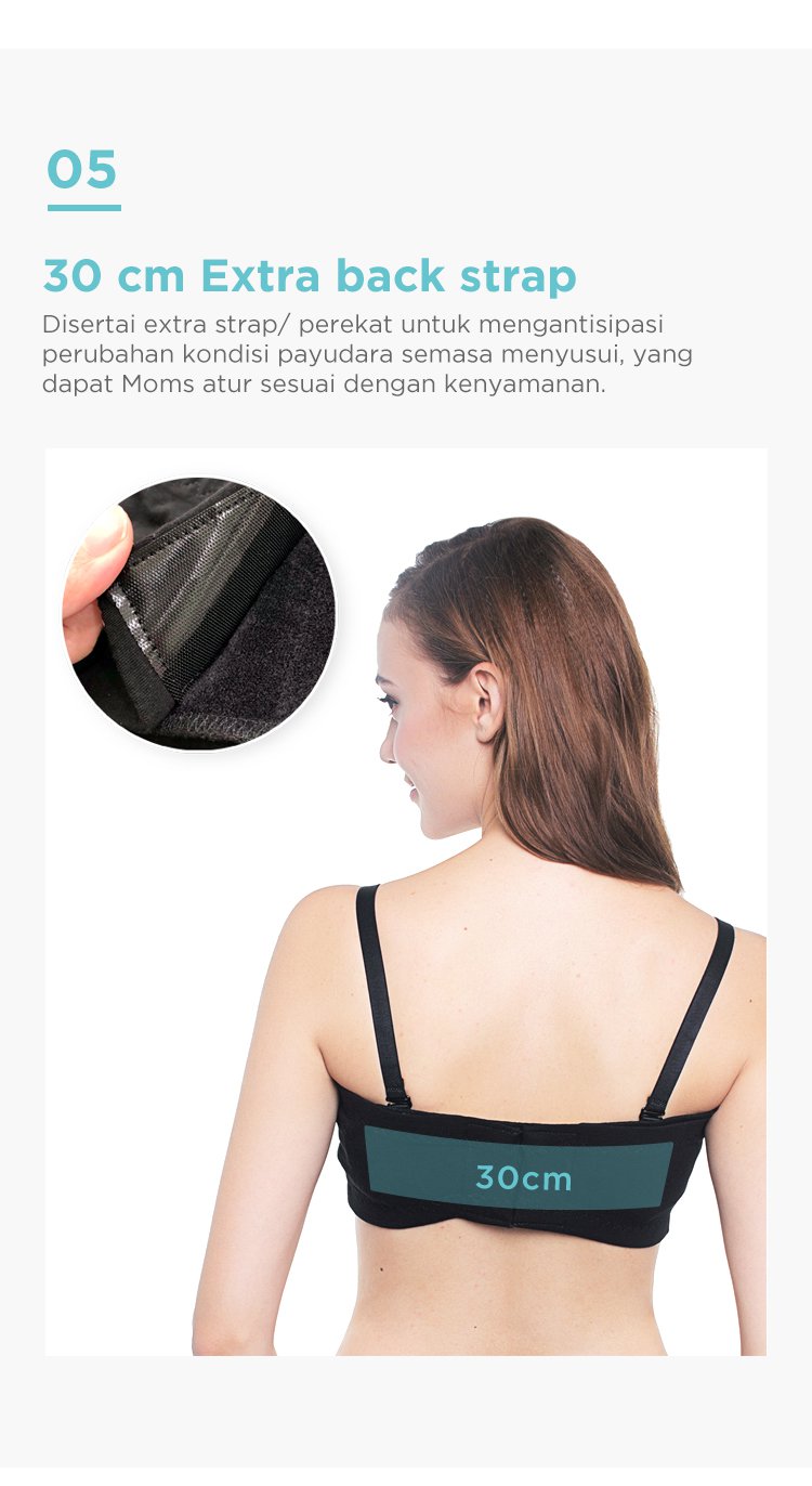 MOOIMOM Hands Free Pumping Bra - Bra Penyangga Pompa ASI description image