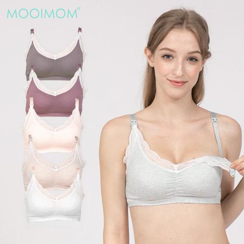 MOOIMOM Lace Wireless Maternity & Nursing Bra - Bra Hamil & Menyusui image