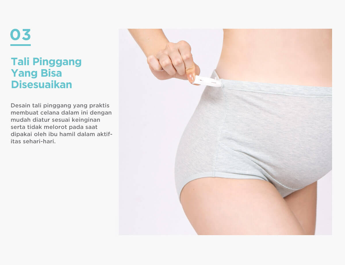 MOOIMOM High Waist Maternity Brief - Celana Dalam Hamil description image