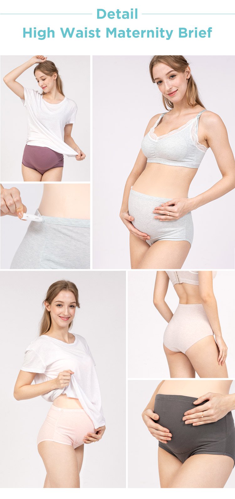 MOOIMOM High Waist Maternity Brief - Celana Dalam Hamil description image