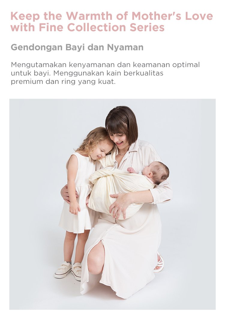 Tweeling & Co. Cloud Collection - Gendongan Bayi Kain description image