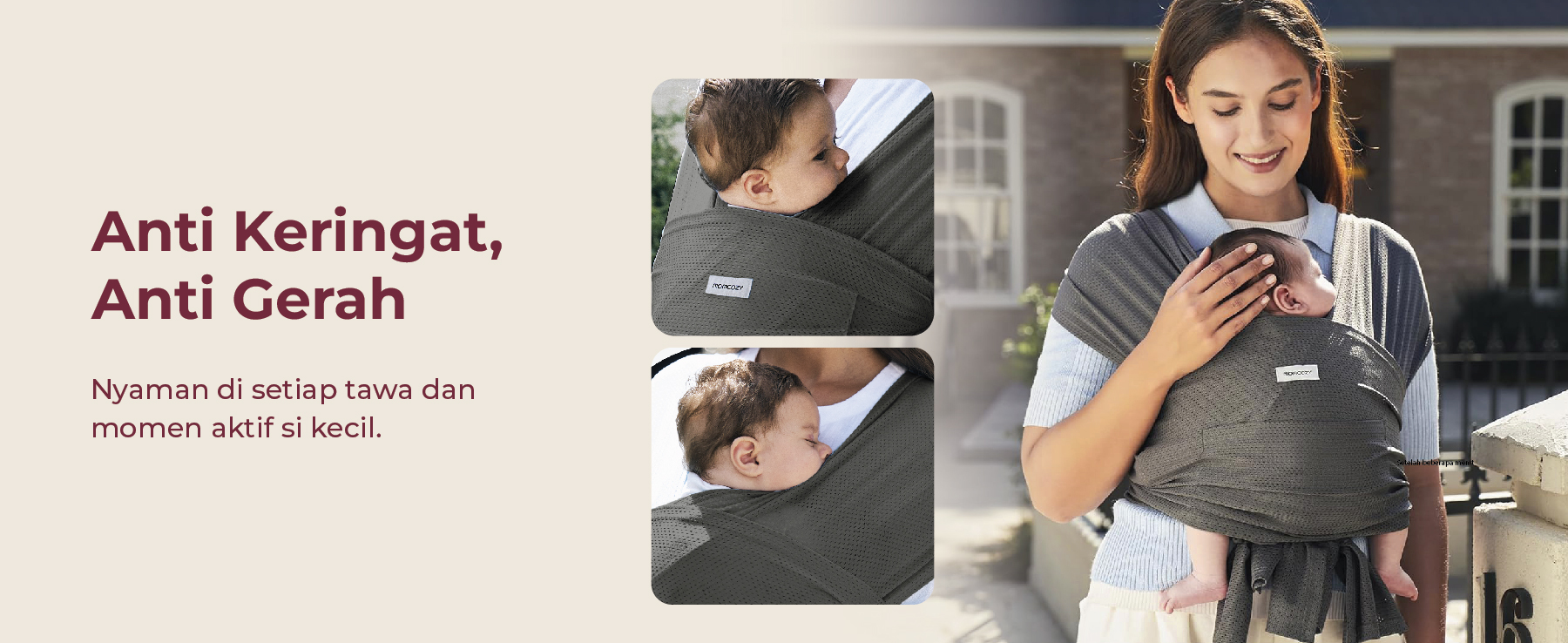 Momcozy Baby Carrier AirMesh description image