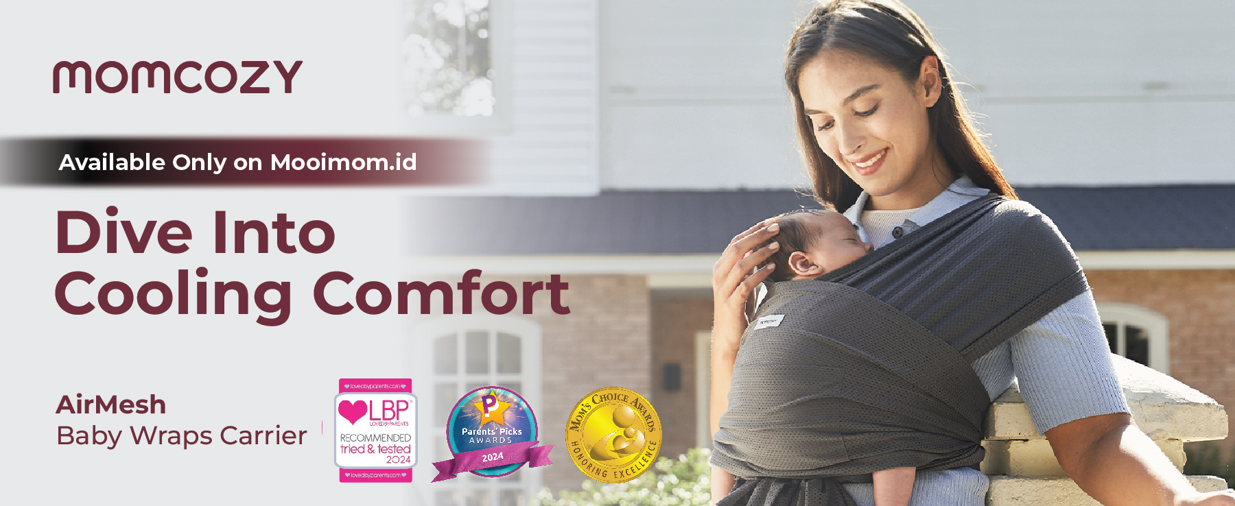 Momcozy Baby Carrier AirMesh description image