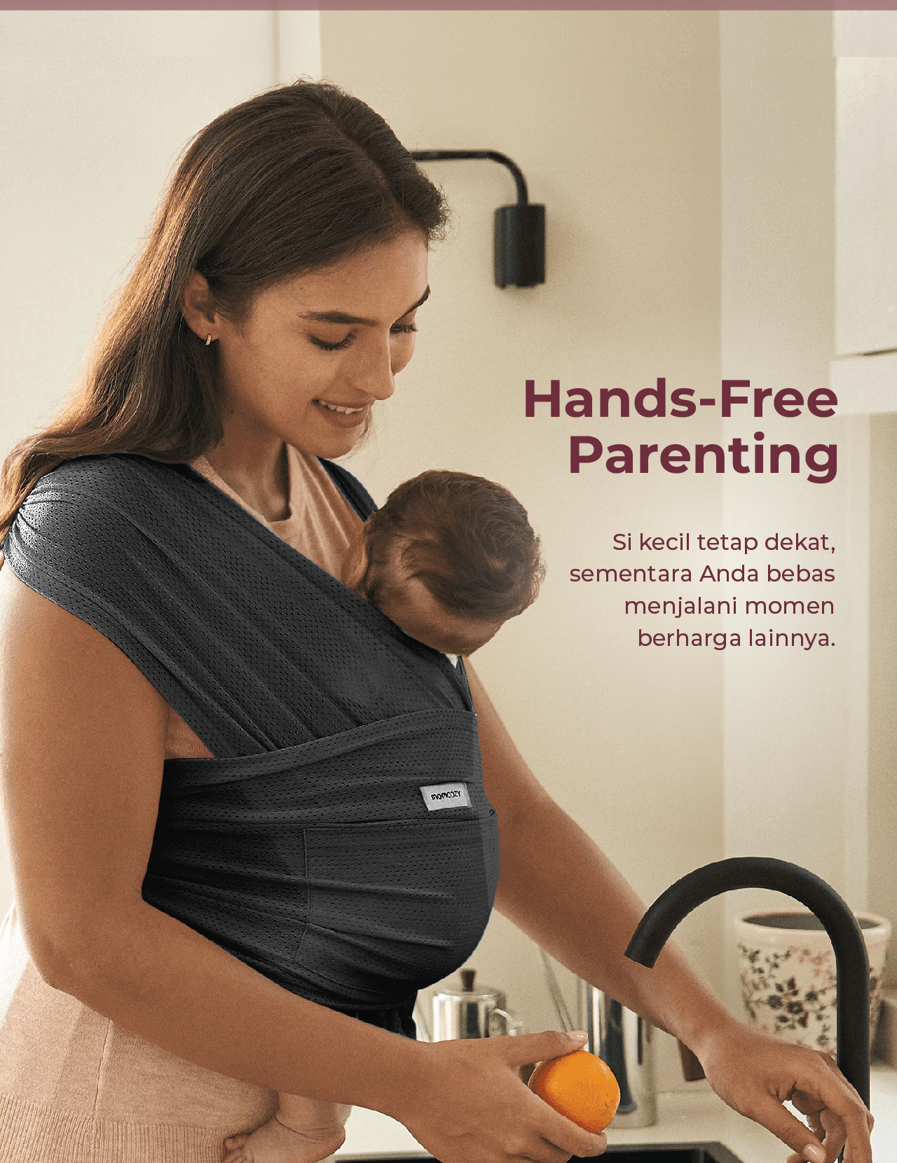 Momcozy Baby Carrier AirMesh description image