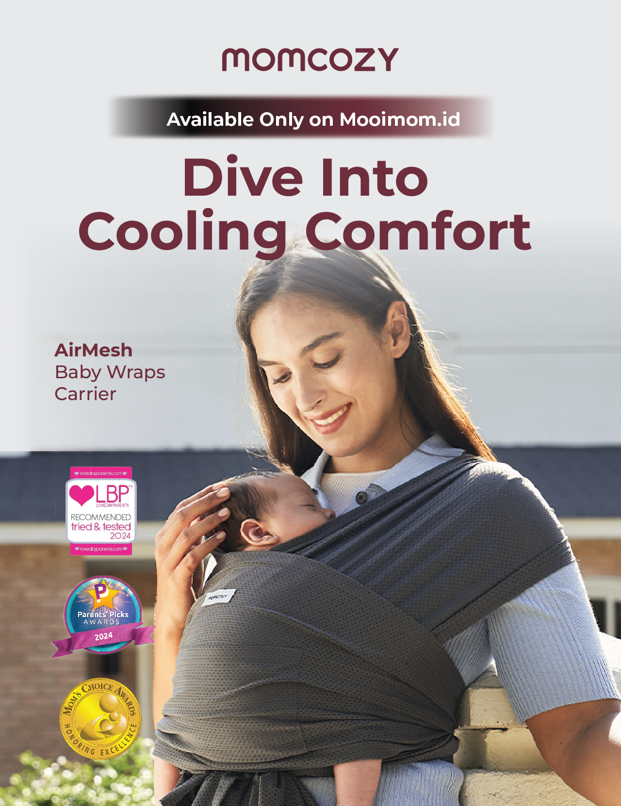 Momcozy Baby Carrier AirMesh description image