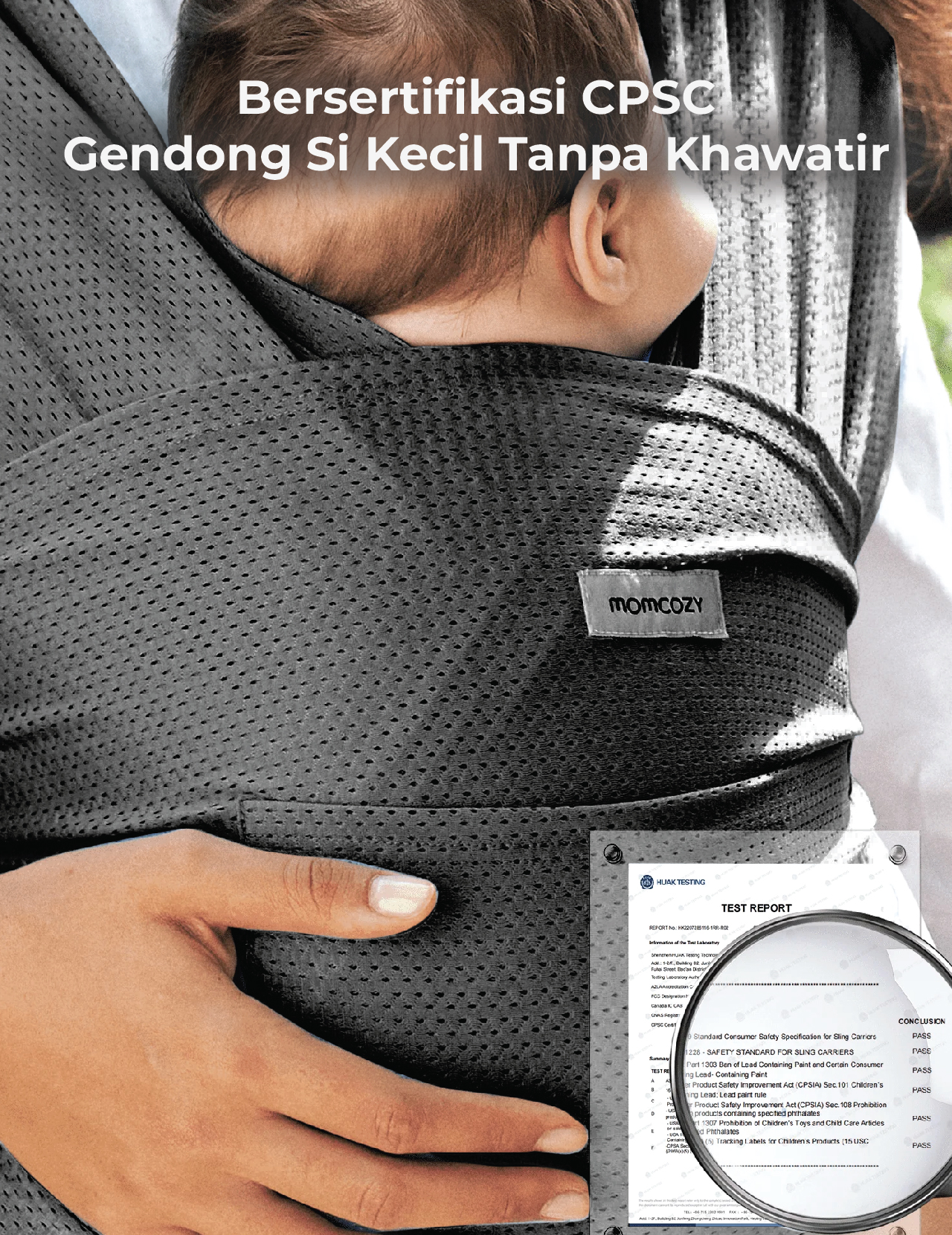 Momcozy Baby Carrier AirMesh description image