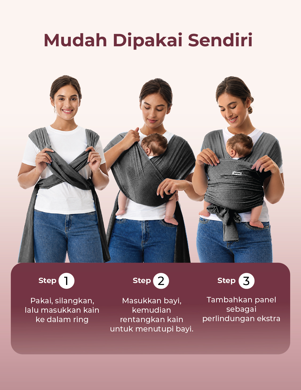 Momcozy Baby Carrier AirMesh description image