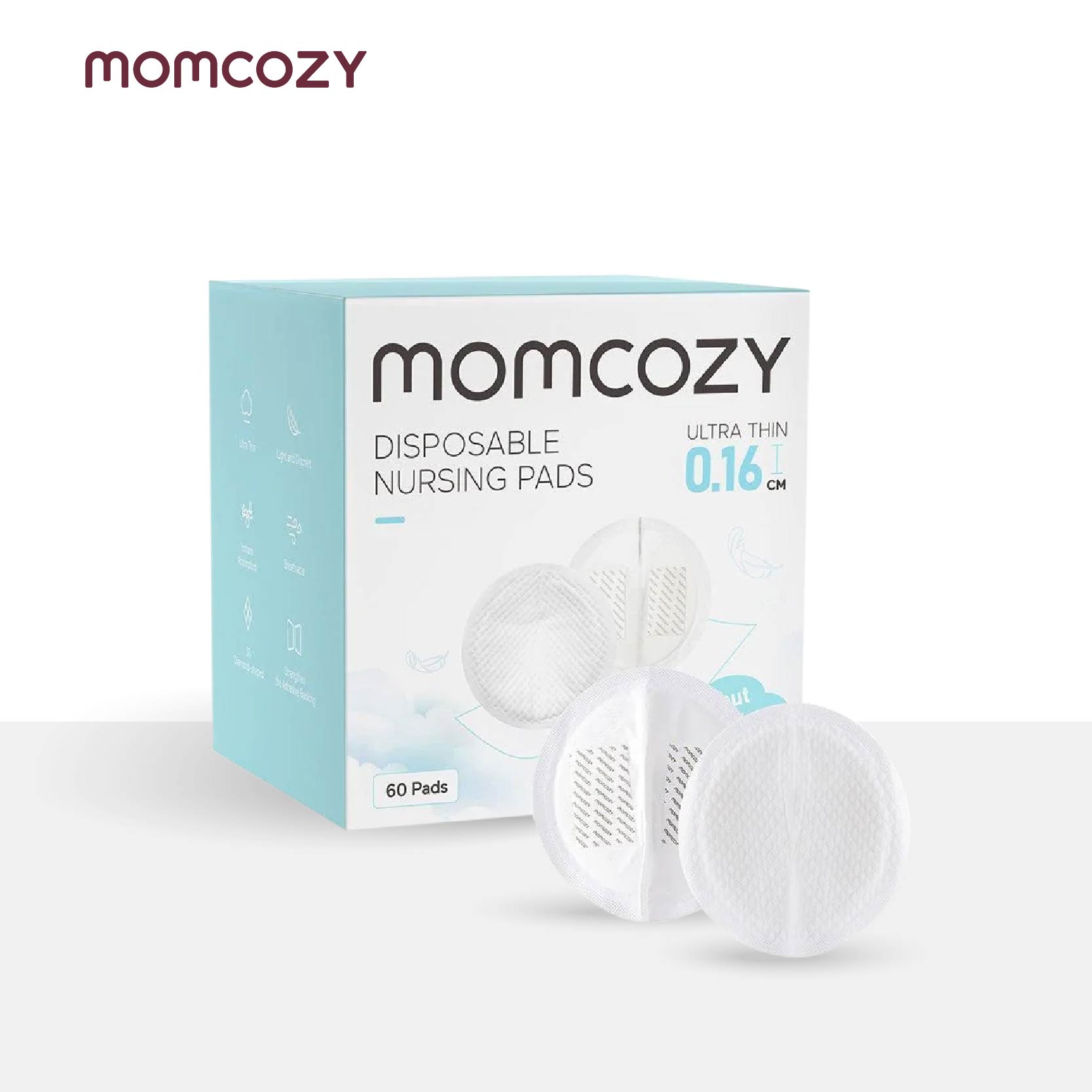 Momcozy Ultra-Thin Disposable Nursing Pads  60pcs/pack