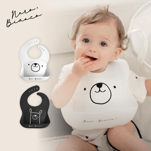 Nero Bianco Silicone BIB - Celemek Bayi