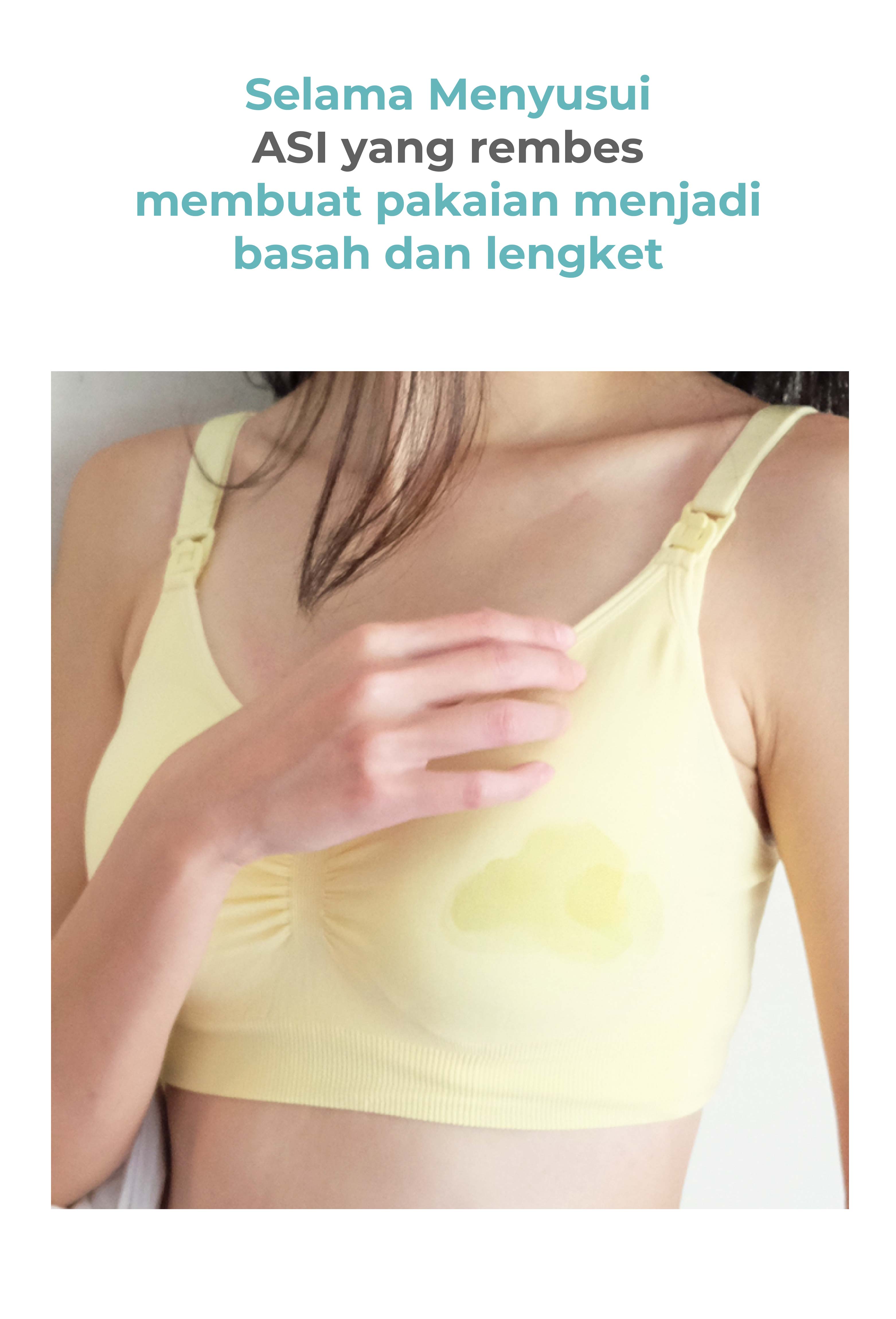 MOOIMOM Disposable Breast Pad 3D Ultra-Thin 120pcs - Penyerap ASI Sekali Pakai description image