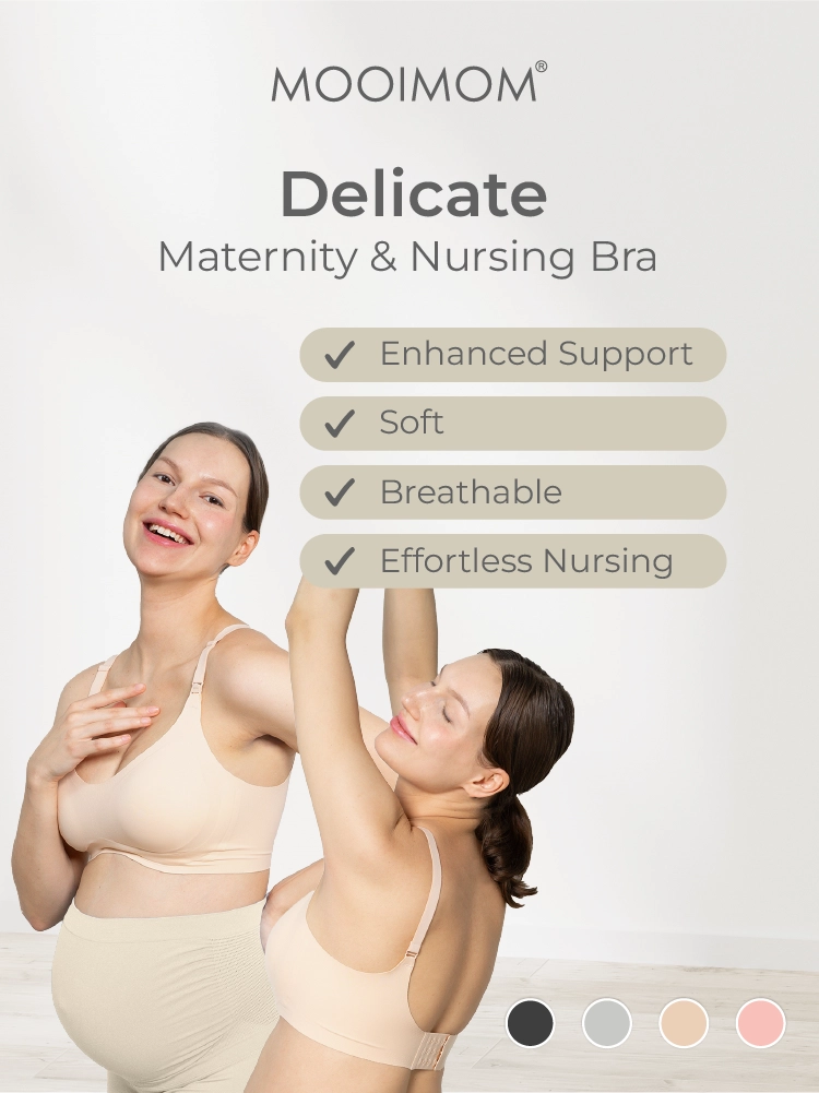 MOOIMOM Delicate Maternity & Nursing Bra - Bra Hamil & Menyusui Lembut description image