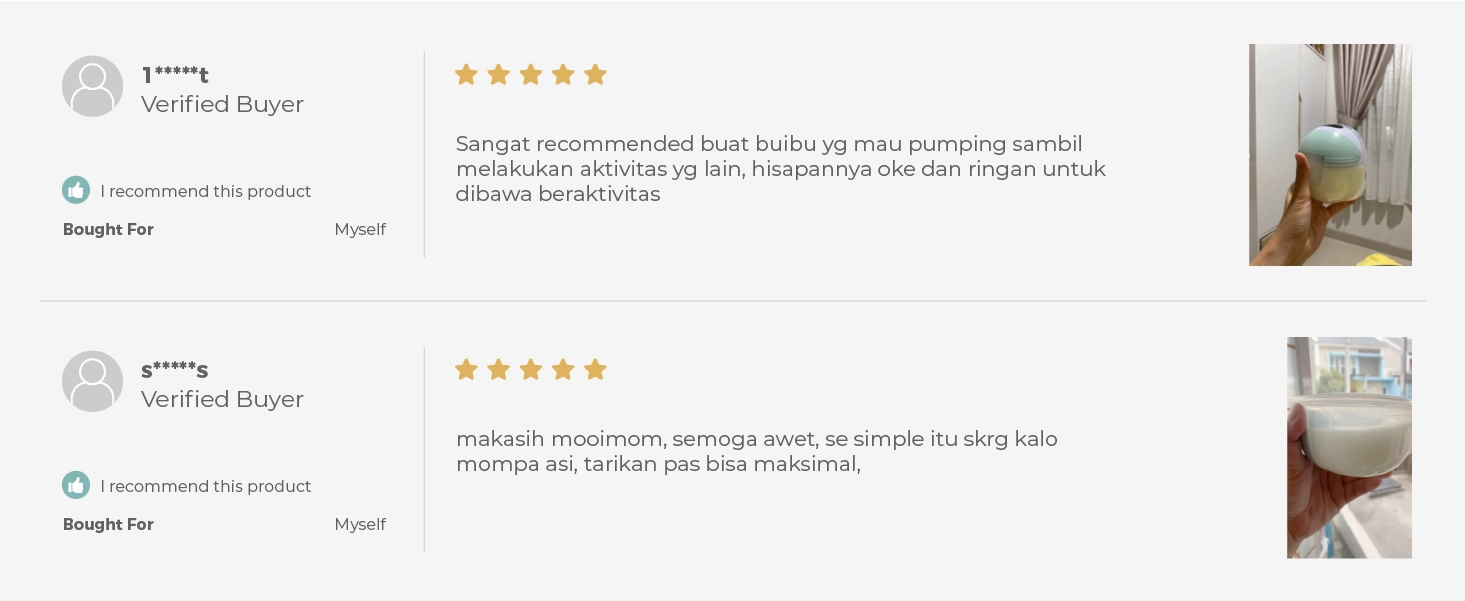 MOOIMOM Wireless Electric Breast Pump M3 2 Pcs - Pompa ASI Elektrik Wireless description image