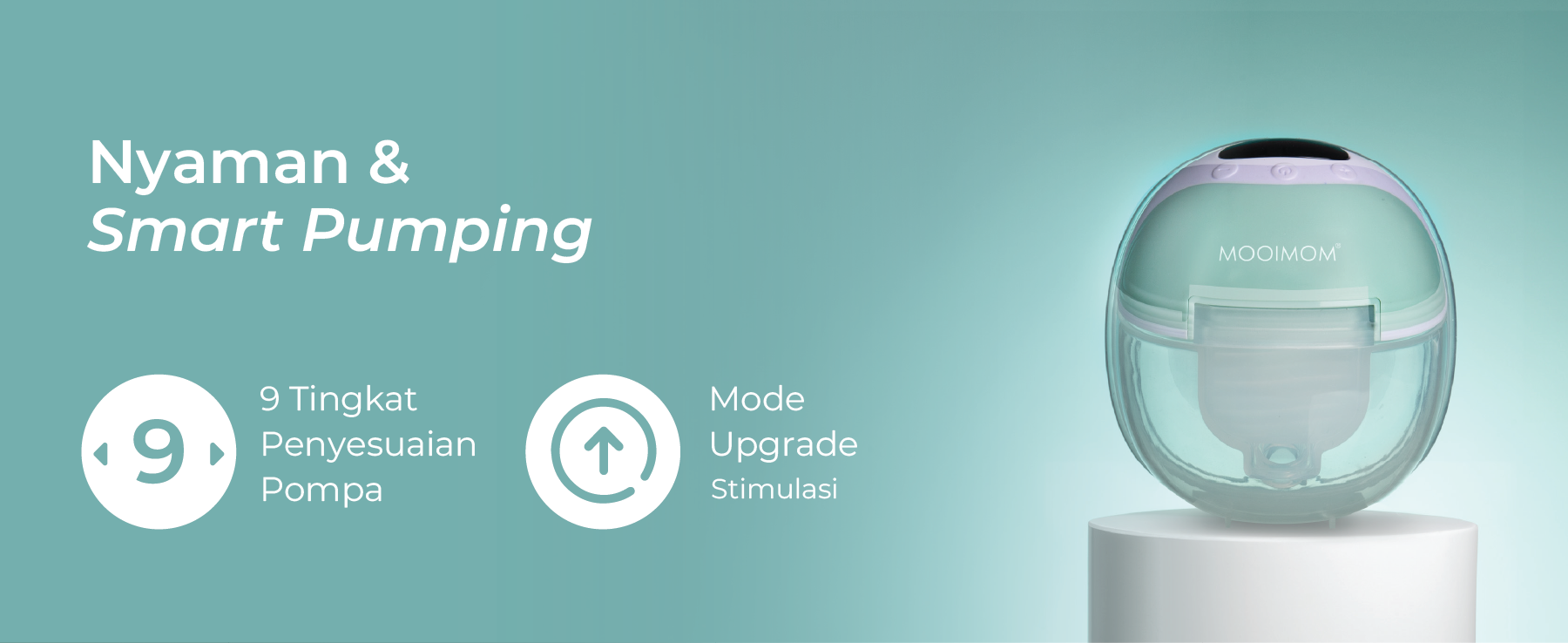 MOOIMOM Bundle Breastpump M3 X Cooler Bag description image