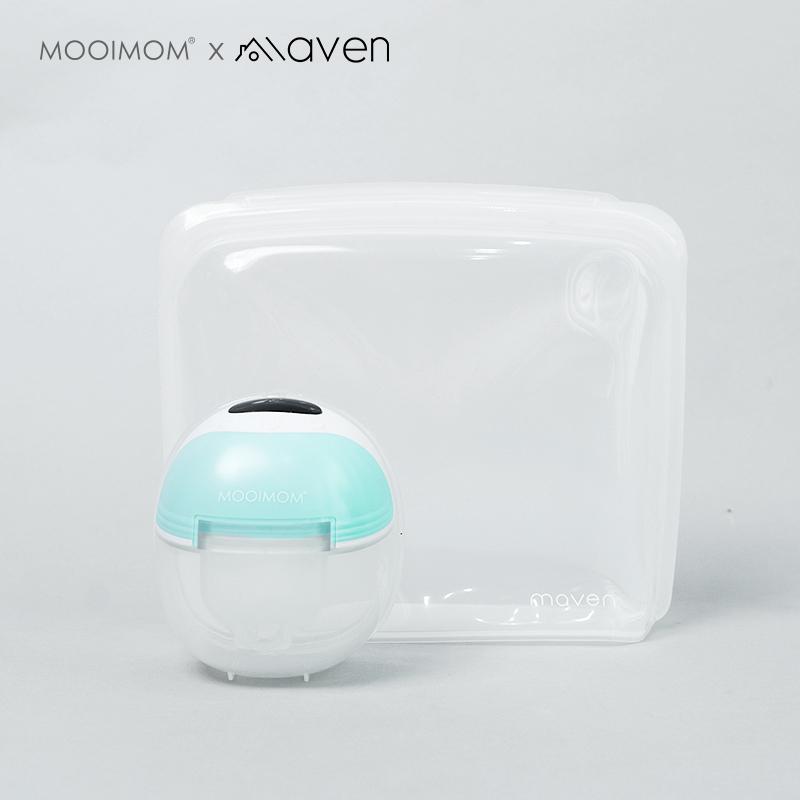 MOOIMOM M3 Wireless Electric Breast Pump + Maven Silicone Bag - Pompa ASI Elektrik Wireless M3